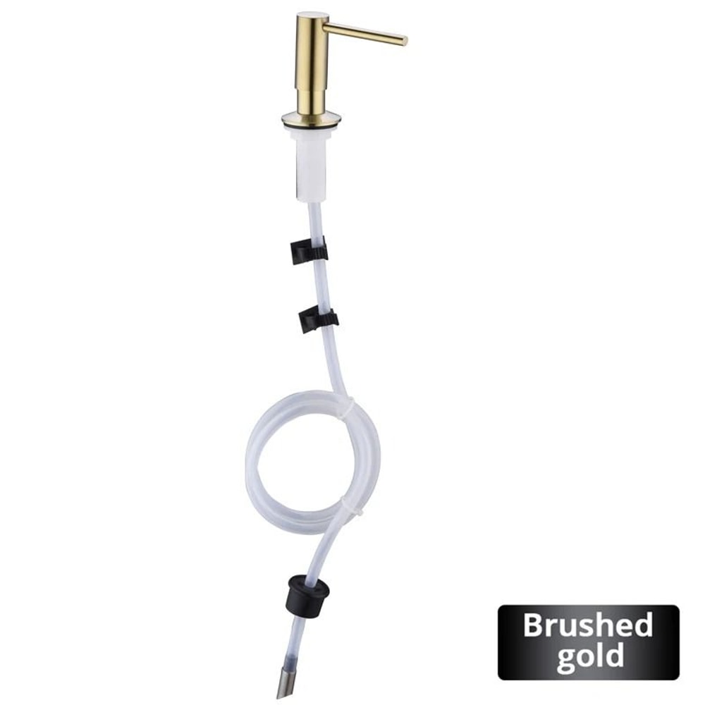 Stainless Steel Kitchen Sink Soap Dispenser Extension Tube Kit 7