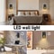 WallMounted Bedside LED Reading Light With USB Charging Port And Adjustable Spotlight 1