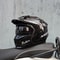 ORZ Motorcycle Helmet Vintage Warrior Combination Full Half Helmet 9