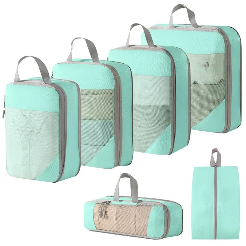 Compression Packing Cubes For Travel Expandable Lightweight Organizer Set 20