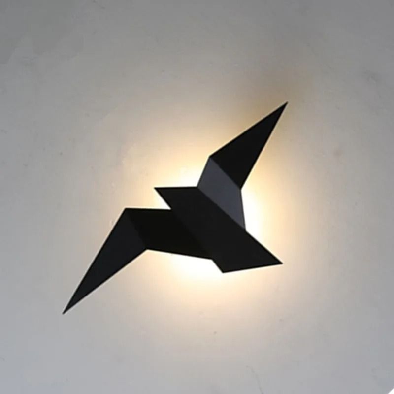 New Nordic LED Bird Wall Lamp For Bedroom Stairs Home Decor 4