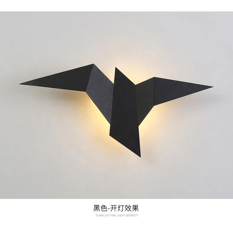 New Nordic LED Bird Wall Lamp For Bedroom Stairs Home Decor 6