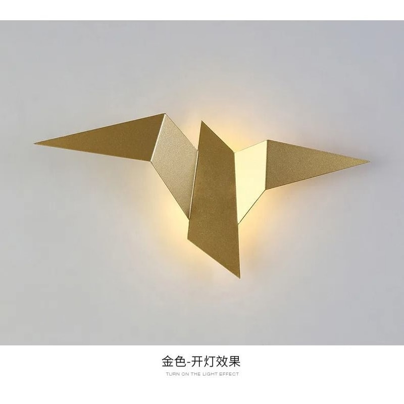 New Nordic LED Bird Wall Lamp For Bedroom Stairs Home Decor 8