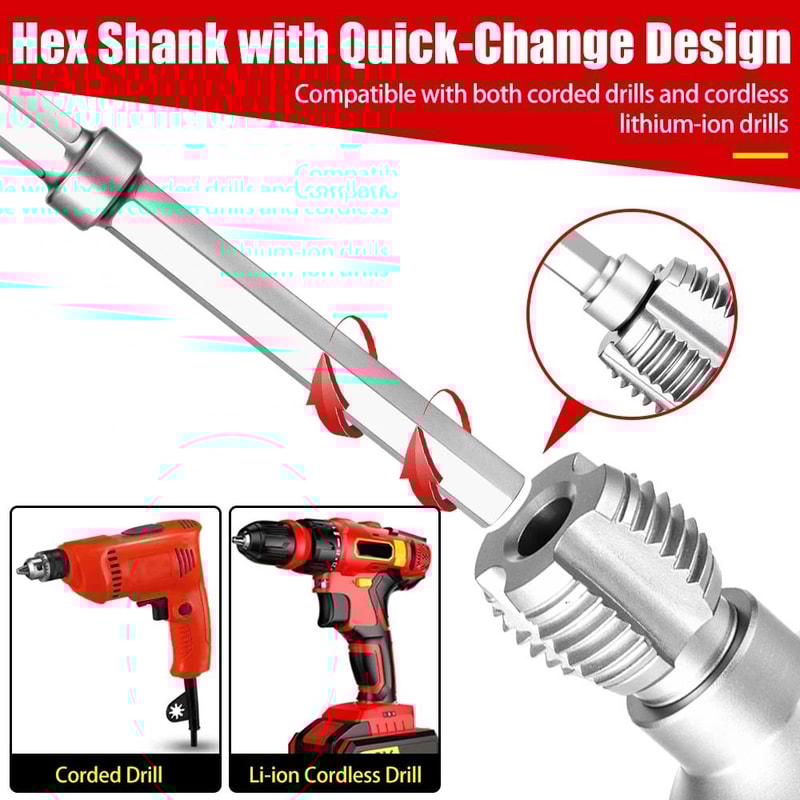 Detachable DN15 DN20 DN25 Pipe Threading Tool With Hex Shank For Internal And External Water Pipe T 3