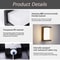 LED Outdoor Wall Light Waterproof Motion Sensor Porch Light IP66 3