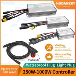 electric bike kt controller 36v 48v waterproof brushless 250w 350w 500w 1000w with light function