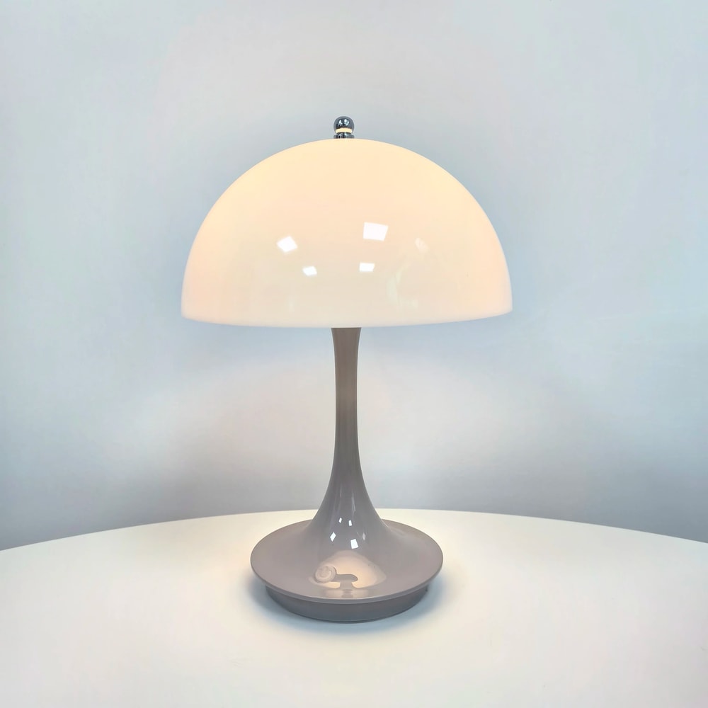 Danish Mushroom Table Lamp USB Rechargeable Nordic Bedside Light 9