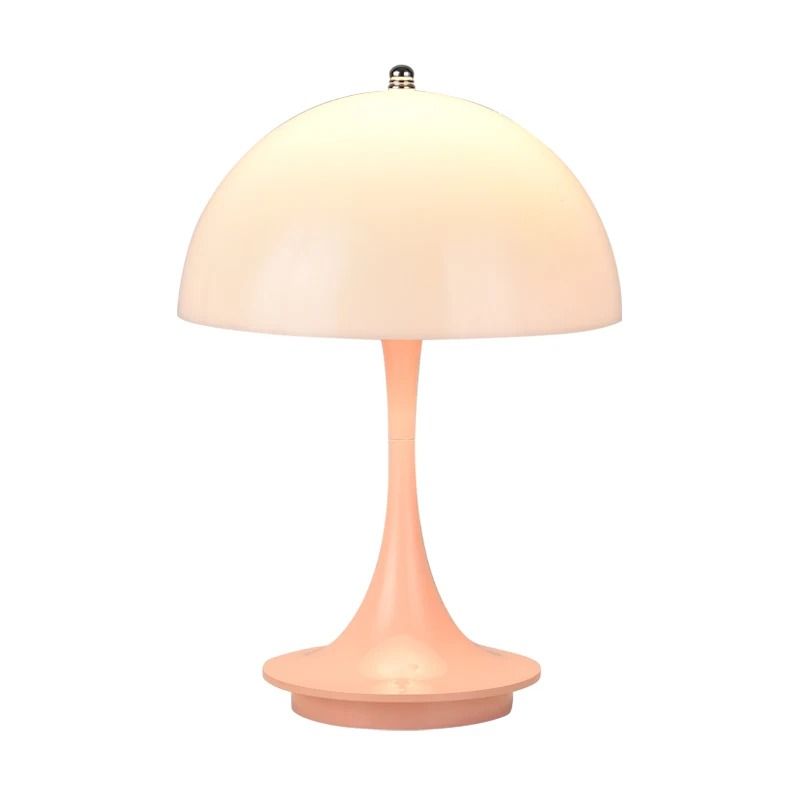 Danish Mushroom Table Lamp USB Rechargeable Nordic Bedside Light 7