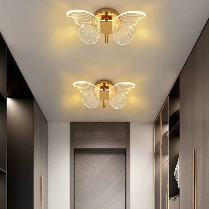 Butterfly Wall Lamp Luxury Modern Nordic LED Indoor Lighting 1