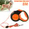 8 M Retractable Heavy Duty Dog Leash With Reflective Tape And Non Slip Handle 0