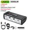 10000 MAh Bicycle Light 17 LED Front Double Bracket Power Bank 6