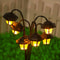 Solar Powered Retro Lantern 6 LED Decorative Outdoor Light 4