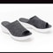 Women Knit Elastic Cloth Wedge Sandals Slip On Lightweight Walking Sandals 17