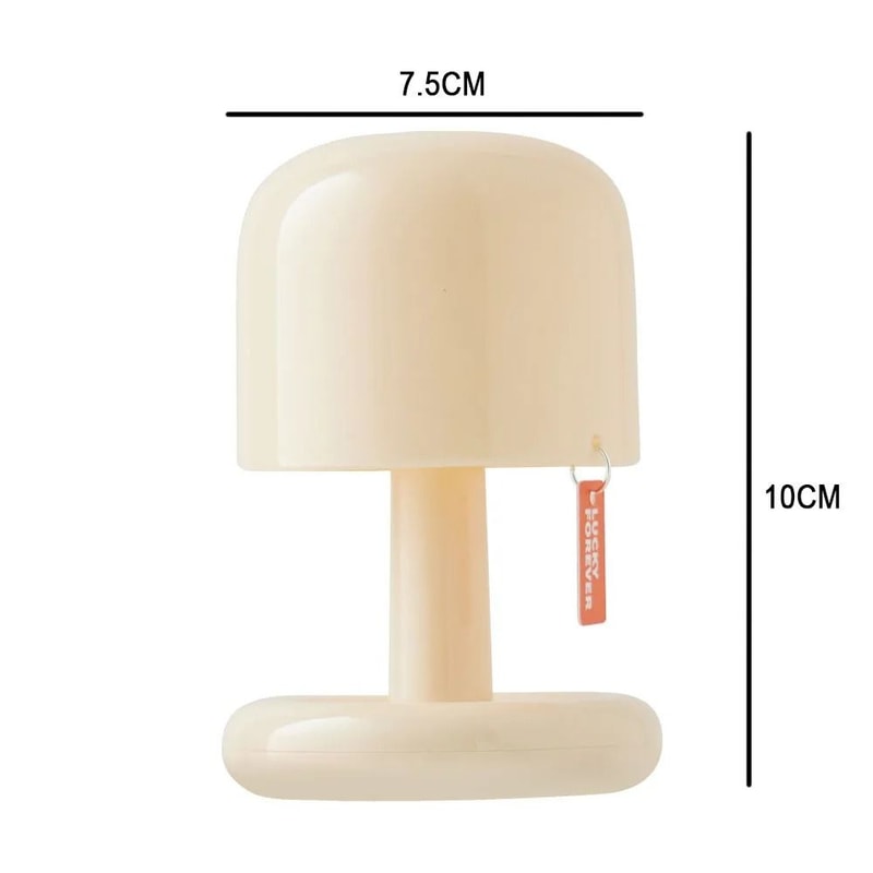 Mini Desktop Sunset Night Lamp USB Rechargeable Mushroom Style LED 5