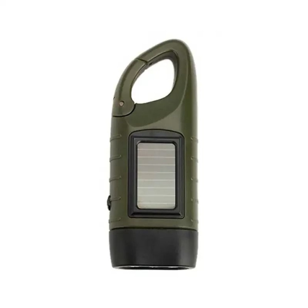 Portable LED Hand Crank Solar Dynamo Flashlight And Tent Light 4