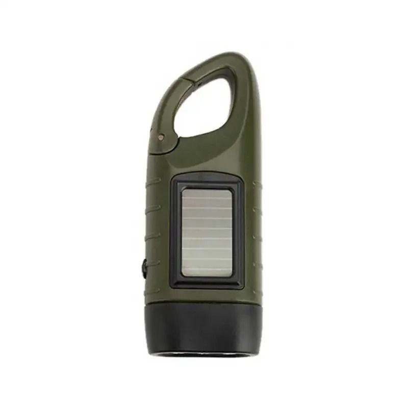 Portable LED Hand Crank Solar Dynamo Flashlight And Tent Light 7