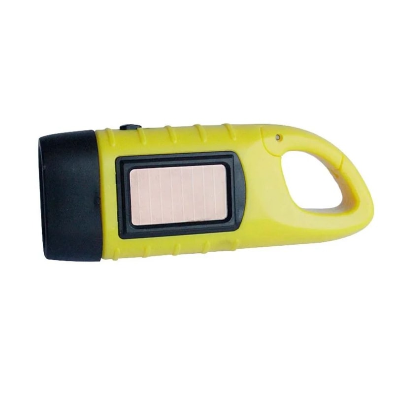 Portable LED Hand Crank Solar Dynamo Flashlight And Tent Light 8
