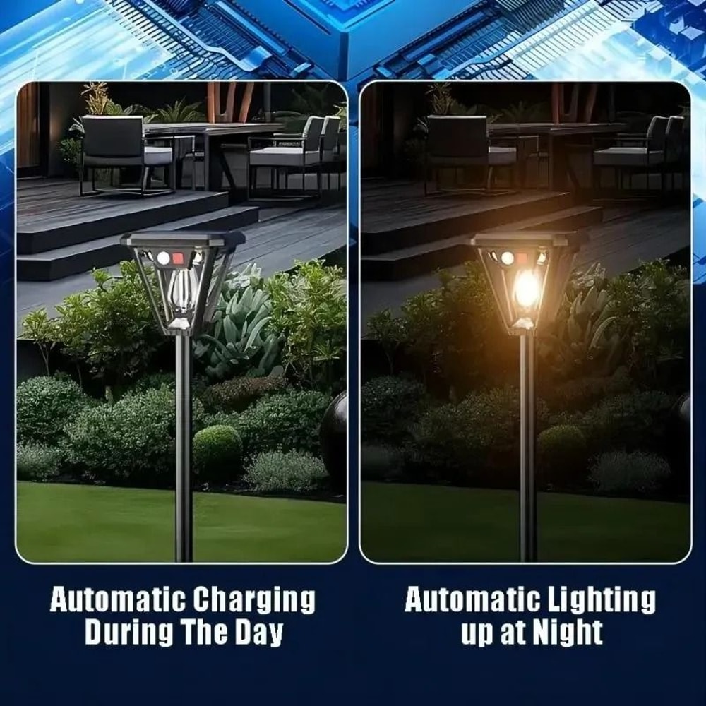 Solar Motion Sensor Outdoor Light Waterproof For Garden And Porch 4