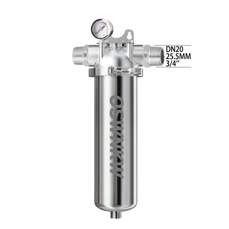 Whole House 40 Micron Sediment Water Filter With 316 Stainless Steel Mesh 8