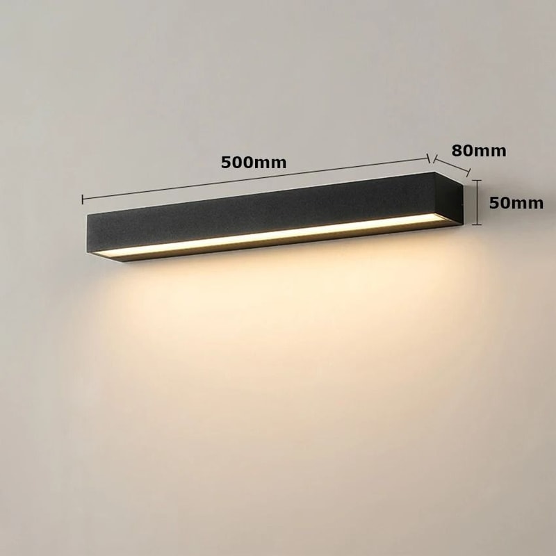 LED Outdoor Strip Wall Light Waterproof 12W 18W 30W 8
