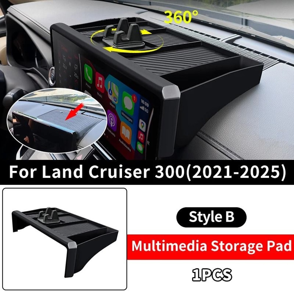Toyota Land Cruiser 300 Multimedia Display Back Storage Protection Cover 7