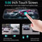 10 Inch Touchscreen Mirror Dash Cam With Front And Rear Cameras 1