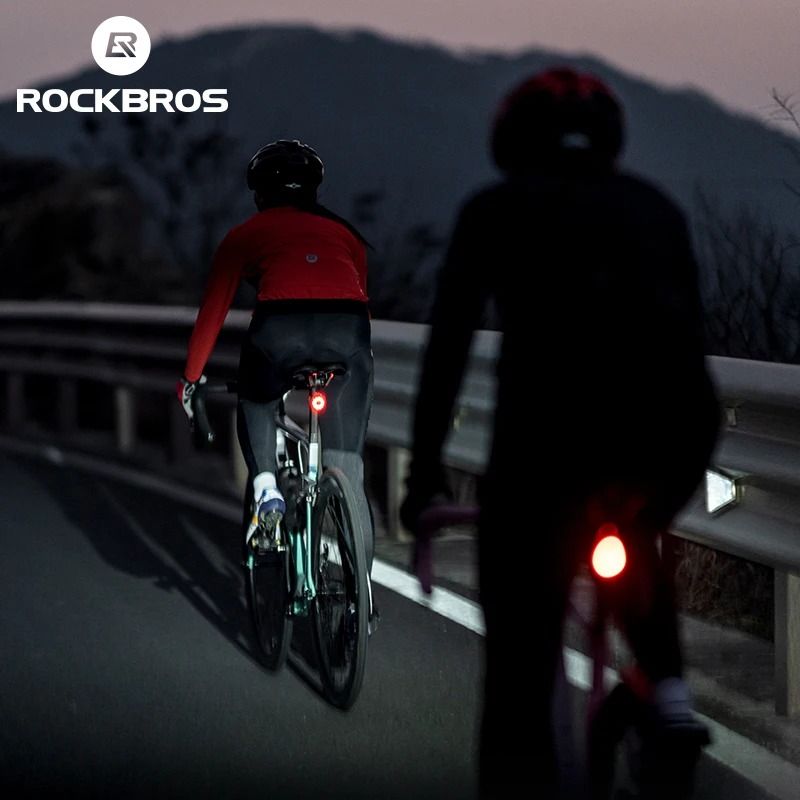 ROCKBROS Waterproof USB C Rechargeable Bike Light With Head And Tail Lights 2