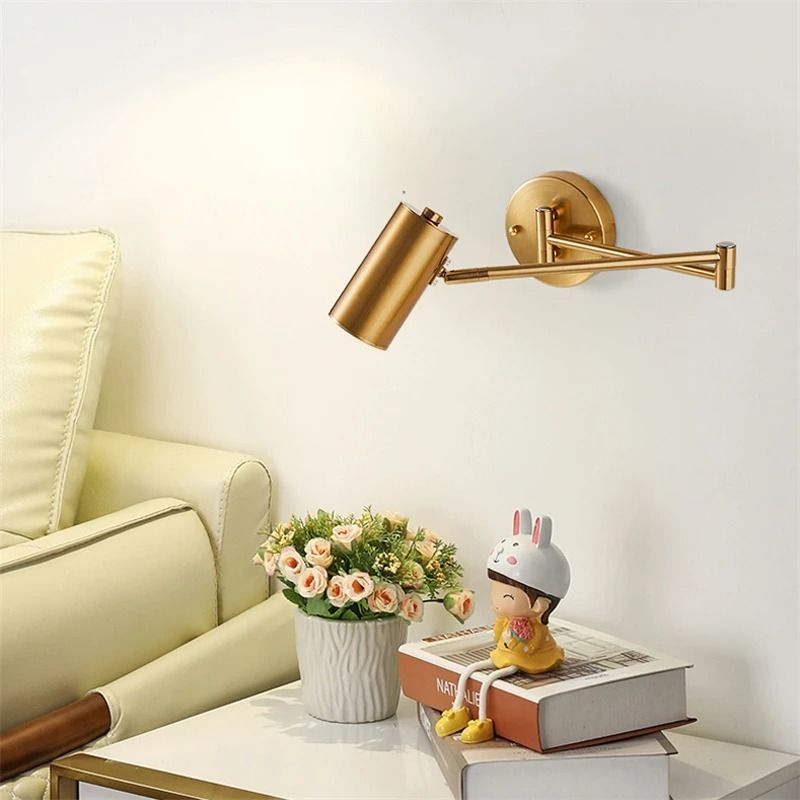 Nordic Foldable LED Wall Lamp Adjustable Angle For Bedroom And Home Lighting 1