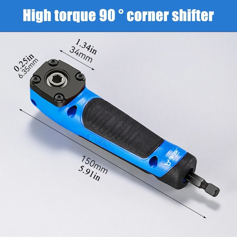 Multifunctional Electric 90 Degree Right Angle Screwdriver High Torque 7