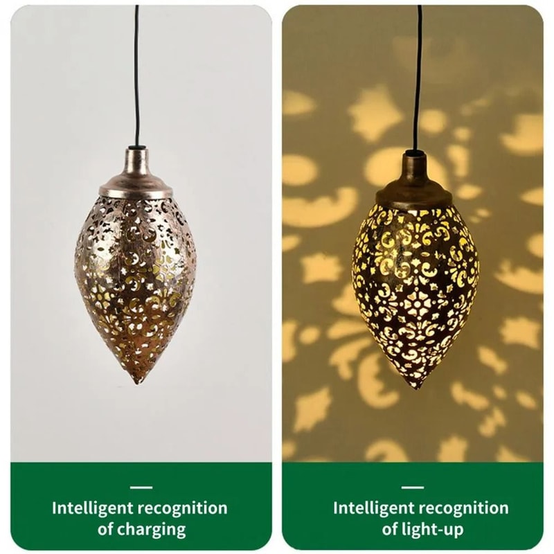 Water Drop Solar Projection Outdoor Light Waterproof Garden Lamp 4