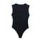 Women Square Neck Sleeveless Bodysuit Bodycon Summer Top 1