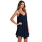 Loose Fit Solid Color Chiffon Sling Dress For Women 6