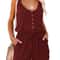 Sleeveless Waist Tie Wide Leg Jumpsuit For Women 11