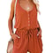 Sleeveless Waist Tie Wide Leg Jumpsuit For Women 3
