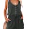 Sleeveless Waist Tie Wide Leg Jumpsuit For Women 6