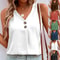 Womens V Neck Sleeveless Tank Vest Top Summer Casual Plus Size Blouse 5