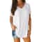 Loose Fit V Neck Short Sleeve Summer Blouse For Women 11