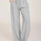 Womens Cotton Linen Straight Leg Pants With Elastic Waist And Pockets 6