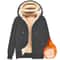 Warm Fleece Lined Zipper Jacket With Pockets For Men And Women Winter Wear 6