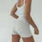 Womens Casual Sleeveless Ribbed U Neck Slim Fit Bodycon Romper Playsuit 2