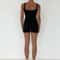 Womens Casual Sleeveless Ribbed U Neck Slim Fit Bodycon Romper Playsuit 5