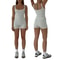Womens Casual Sleeveless Ribbed U Neck Slim Fit Bodycon Romper Playsuit 7