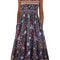 Womens Sleeveless Bohemian Floral Midi Sundress With Pockets 4