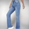 Womens High Waist Slim Fit Washed Denim Jeans 4