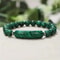 Healing Turquoise And Malachite Gemstone Bracelet 8