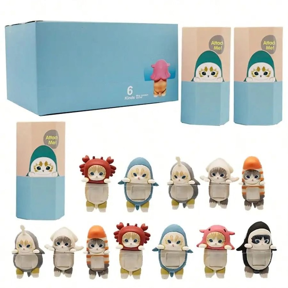Sonny Angel Blind Box Shark Cat Anime Figure Set 0
