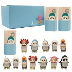 sonny angel blind box shark cat anime figure set