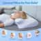 Memory Foam Cervical Pillow With 2 In 1 Ergonomic Contour For Neck Pain Relief And Orthopedic Suppo 4