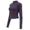 Womens Lightweight Stretchy Zip Up Running Jacket With Thumb Holes High Neck 5