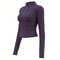 Womens Lightweight Stretchy Zip Up Running Jacket With Thumb Holes High Neck 5